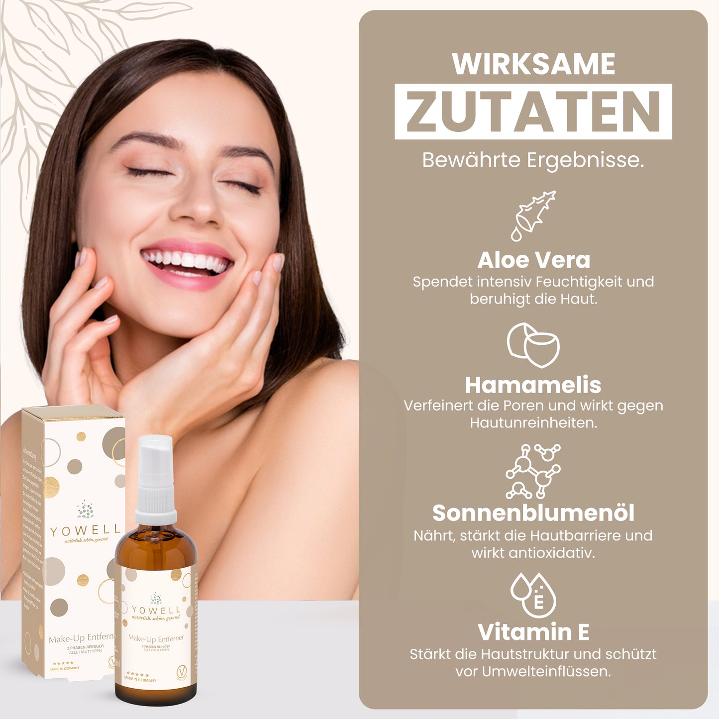 Make-Up Entferner (2 Phasen Reiniger)