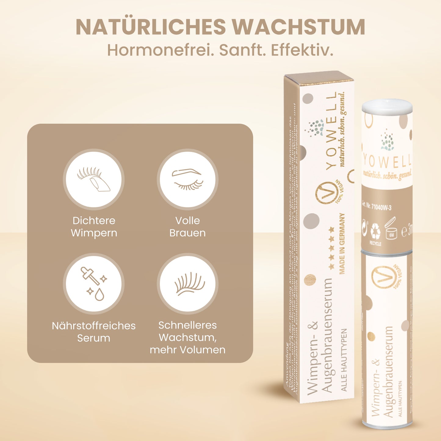 Wimpern- & Augenbrauenserum