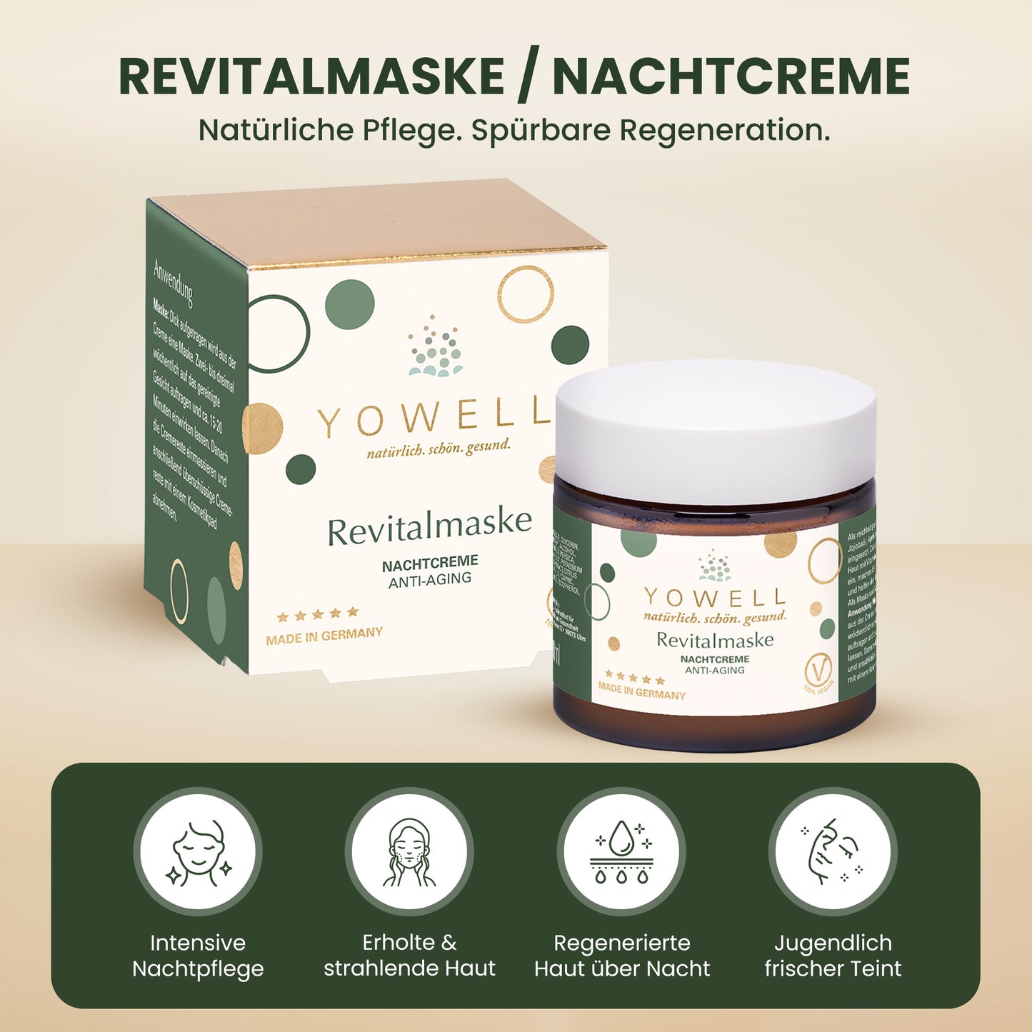 Revitalmaske/Nachtcreme