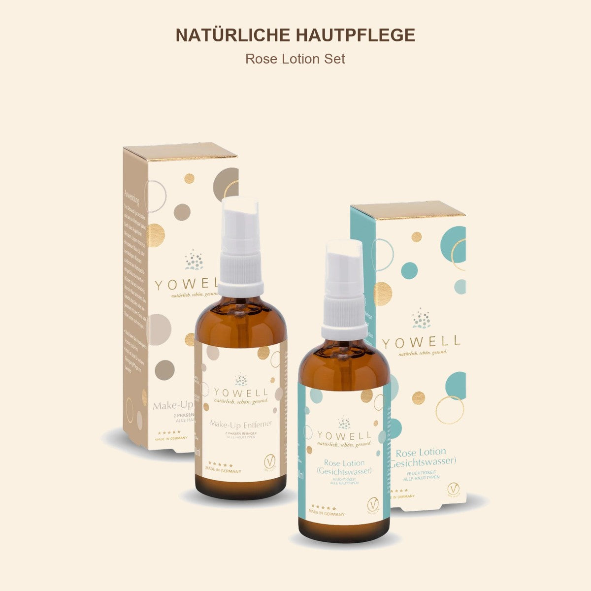 Make-Up Entferner Rose Lotion Set