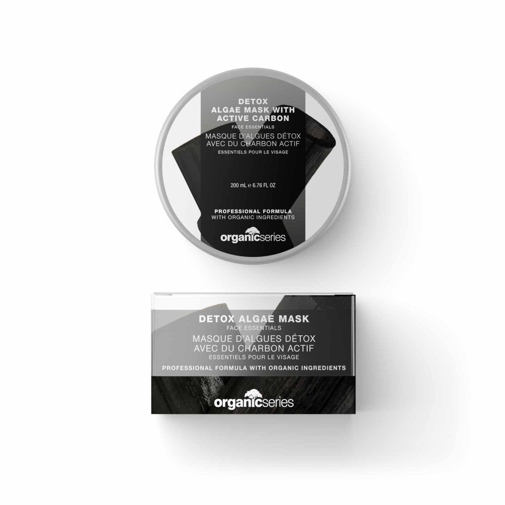 detox algae mask with active carbon